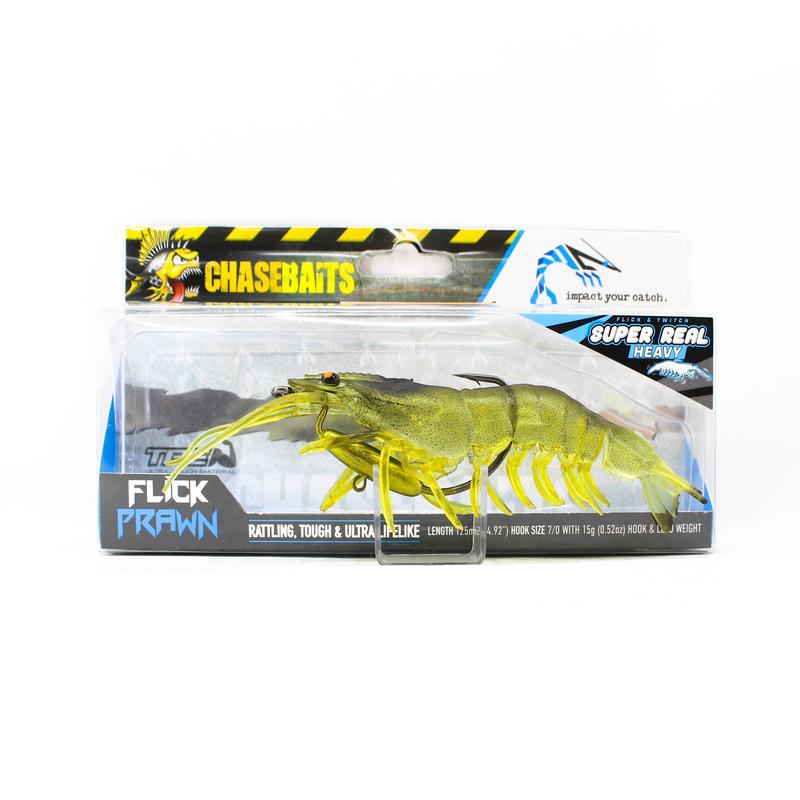 Chasebaits Flick Prawn Heavy 125 mm 15 grams Sinking Lure 07 (8480)