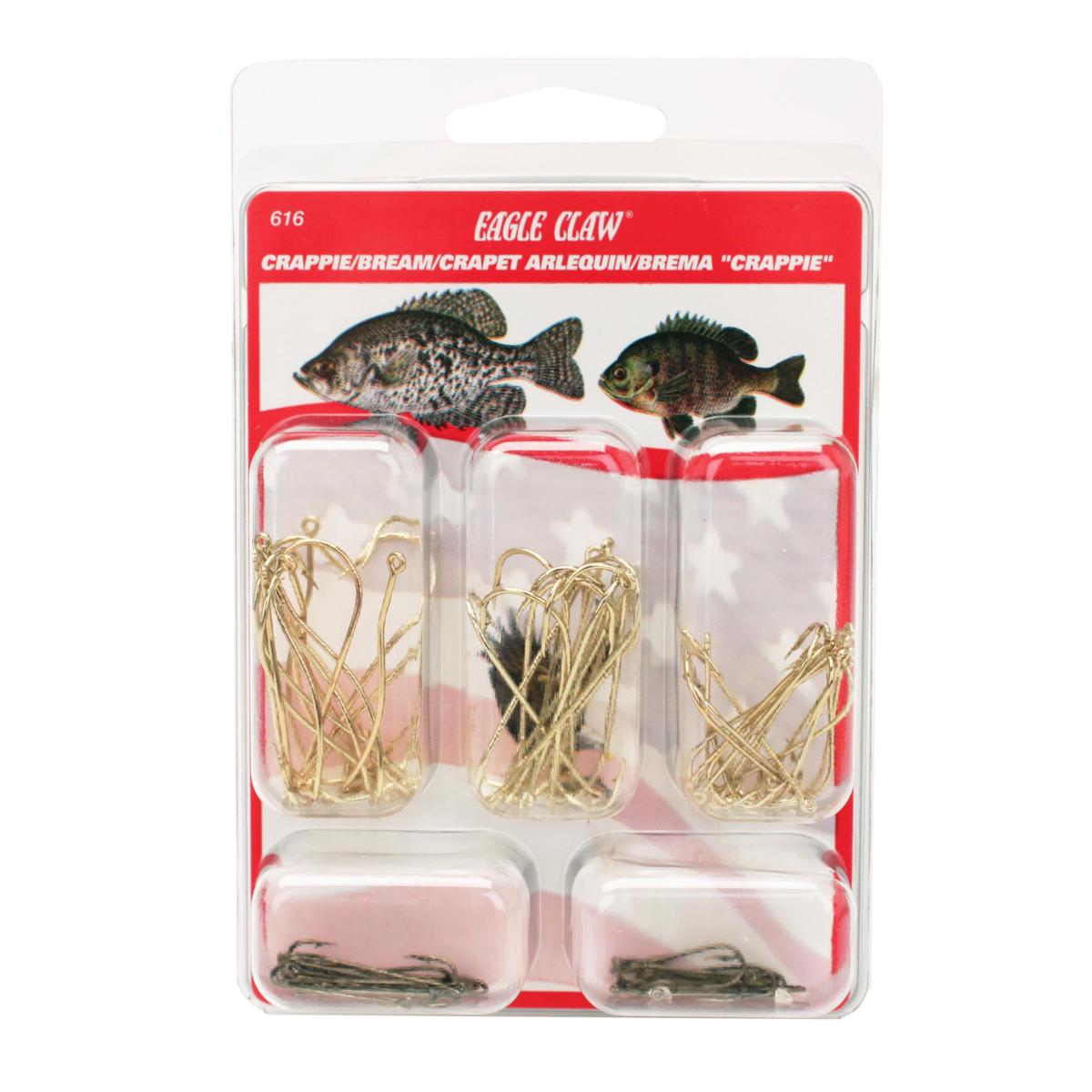 Crappie-bream Hook Assortment Clam 80pcs
