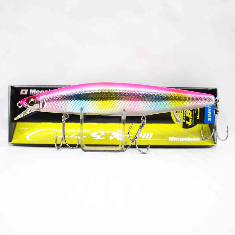 Megabass Marine Gang 140S Sinking Lure GG Pink Back Rainbow (1757)