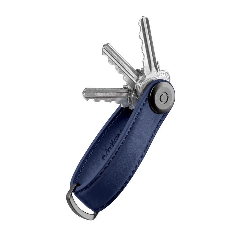 Orbitkey Cactus Leather Key Organiser 2.0 (Limited Edition) - Navy