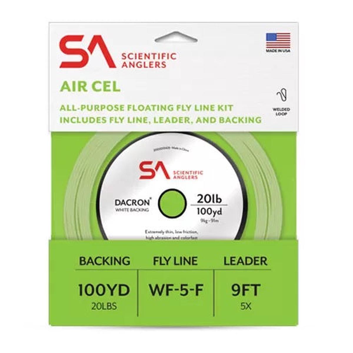 SCIENTIFIC ANGLERS AIR CEL FLY LINE KIT- LINE/LEADER/BACKING