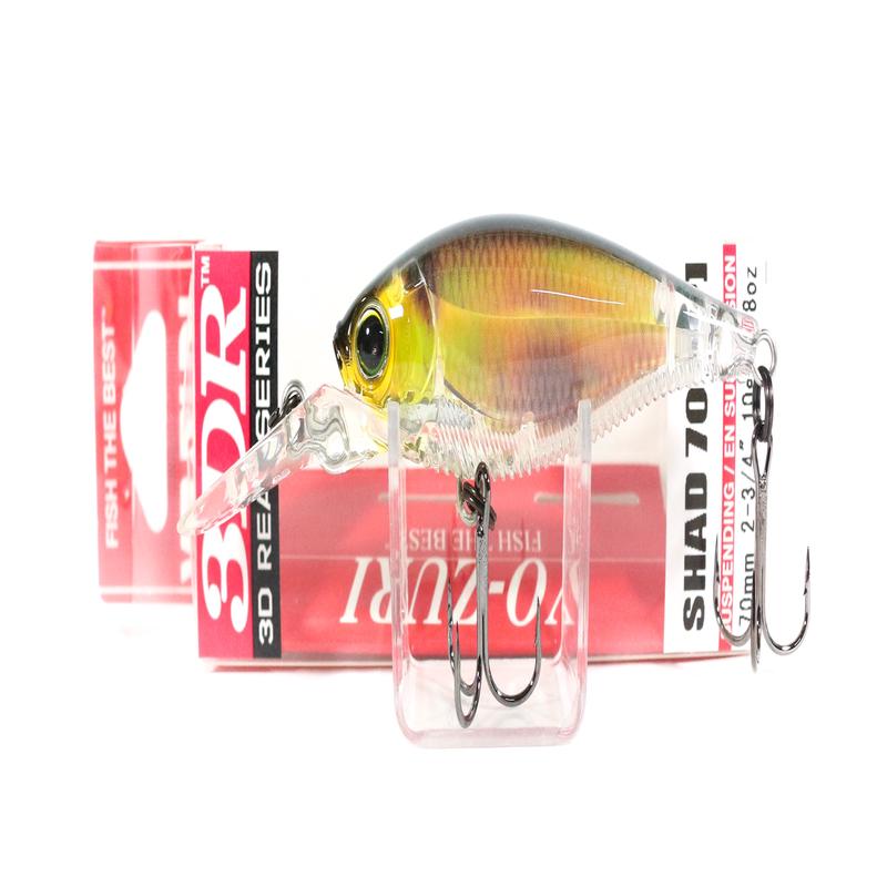 Yo Zuri Duel 3DR Shad 70SP Suspend Lure R1312-RGSN (6373)