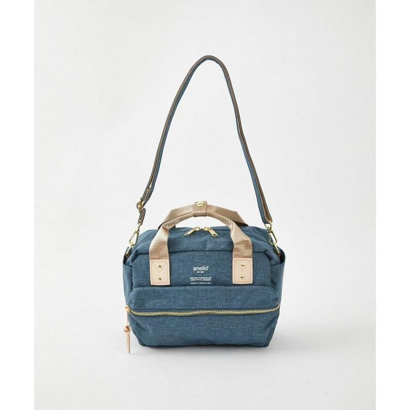 Anello Atelier Mini Shoulder Bag (Denim Blue)