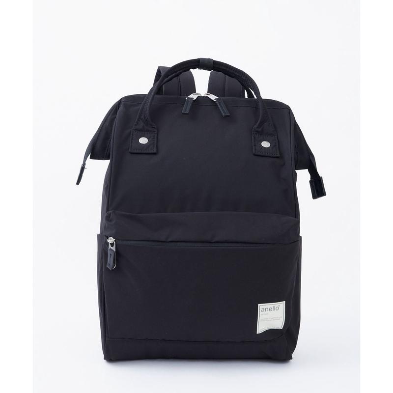 Anello Circle Kuchigane Backpack Slim R (Black)