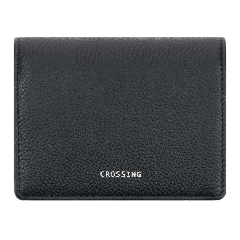 Crossing Milano Small Gusset Wallet Rfid - Black