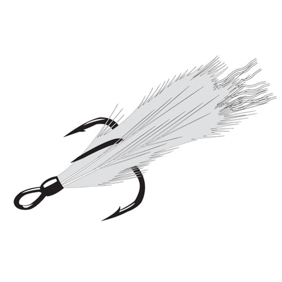 Feathered Treble Wxr 2 Hooks P/p