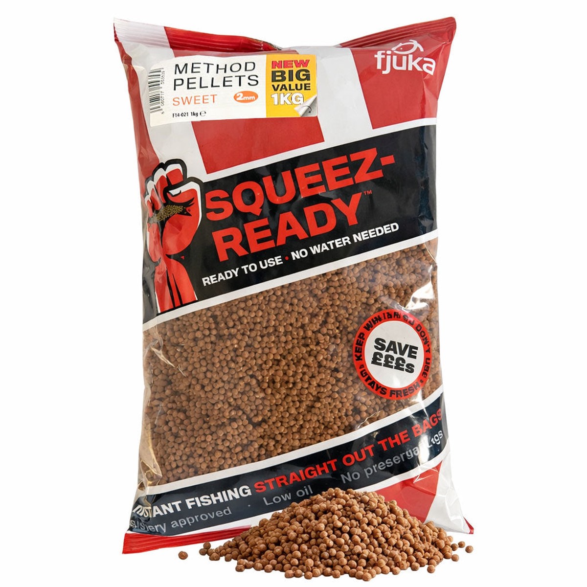 Fjuka - Squeez-Ready Method Pellets 2mm 1kg