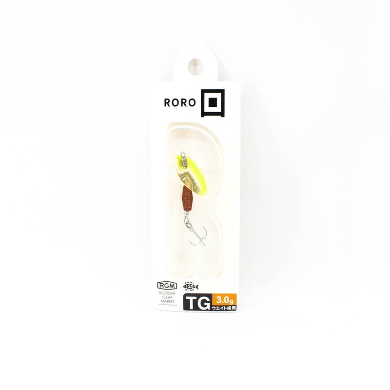 Jackall RGM Roro 3 grams Spinner Sinking Lure Chart Gold (1279)