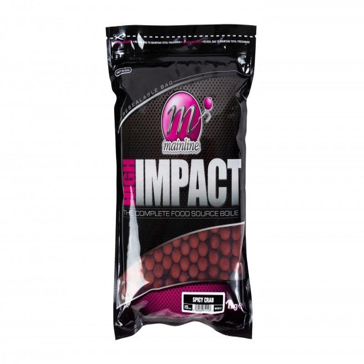 MAINLINE HIGH IMPACT BOILIES SPICY CRAB 1KG