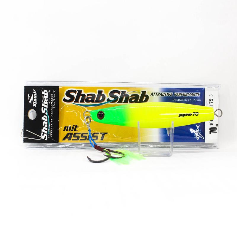 Shout 101-SSA Metal Jig Shab Shab Mit Assist 70 grams 175 (6006)