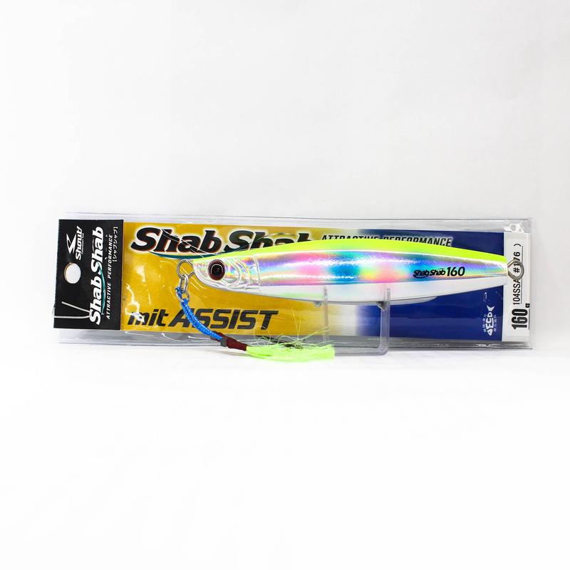 Shout 104-SSA Metal Jig Shab Shab Mit Assist 160 grams 176 (6228)