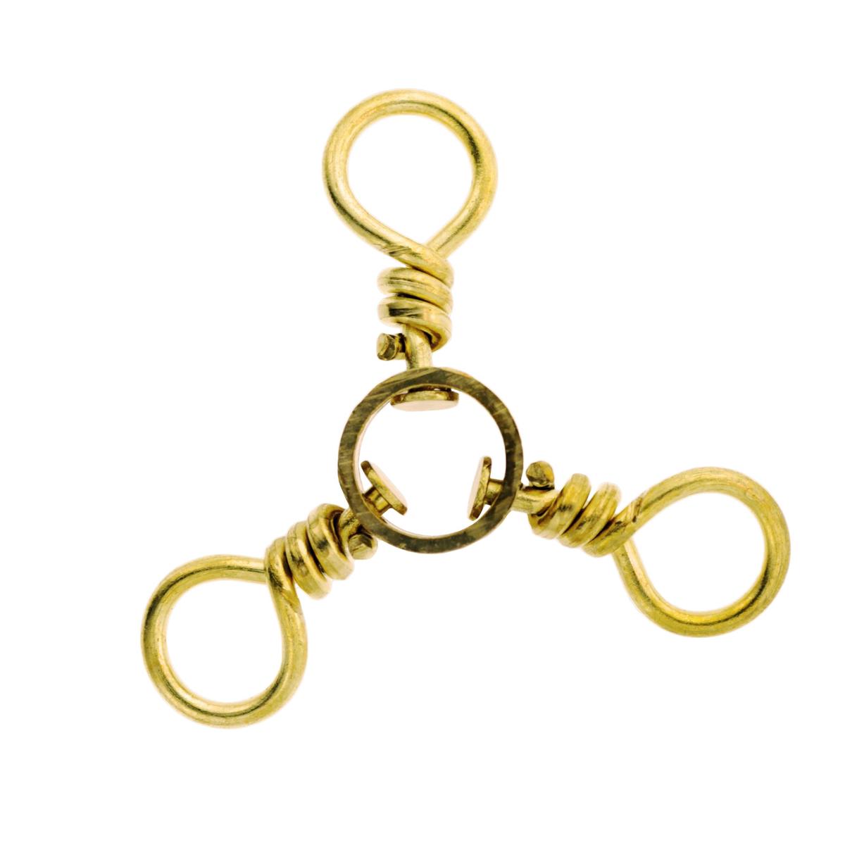 3-way Swivel-2 Brass 01151-002 3pcs