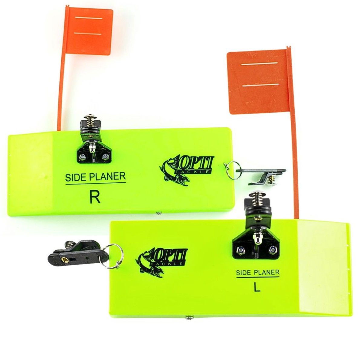 Opti Tackle - Planer Board with Spring Flag System