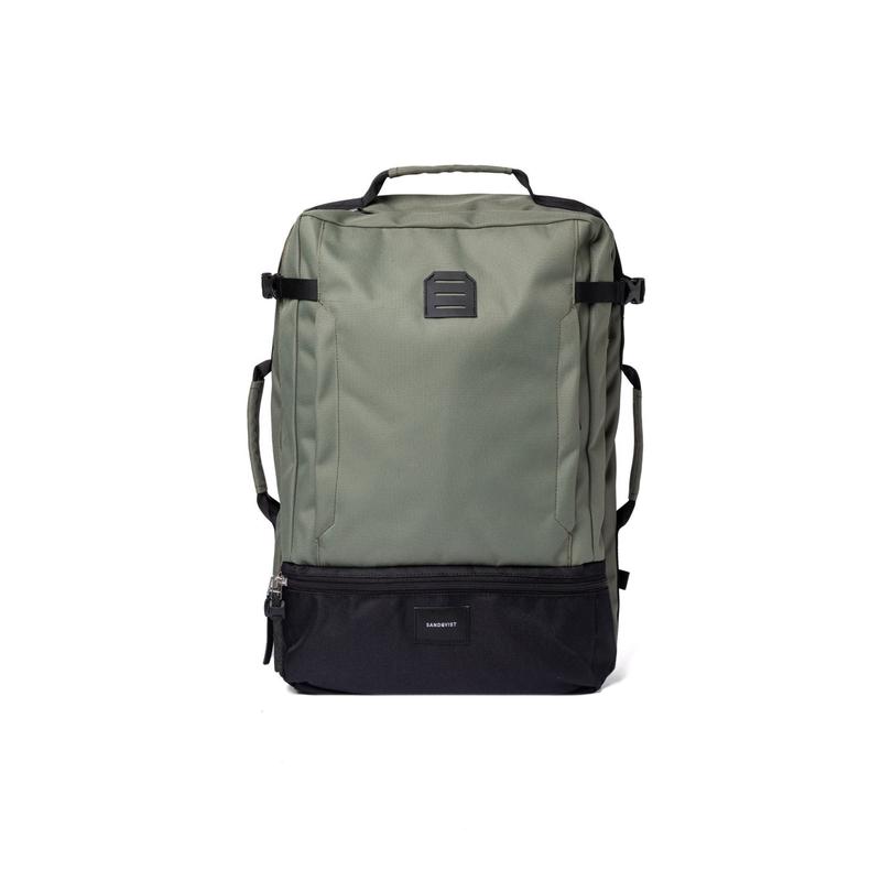 Sandqvist Otis Backpack - Multi Clover Green