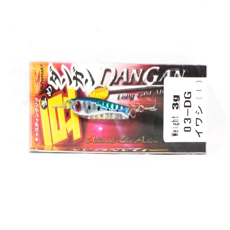 Shout 03-DG Metal Jig Dangan Mame 3 grams I (2504)