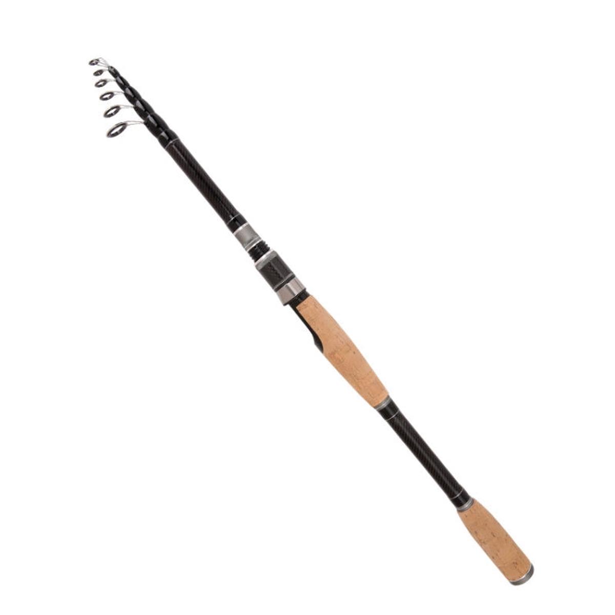 Telescopic Carbon Lure Rod Short Section Fishing Casting Rod, Length: 3.0m