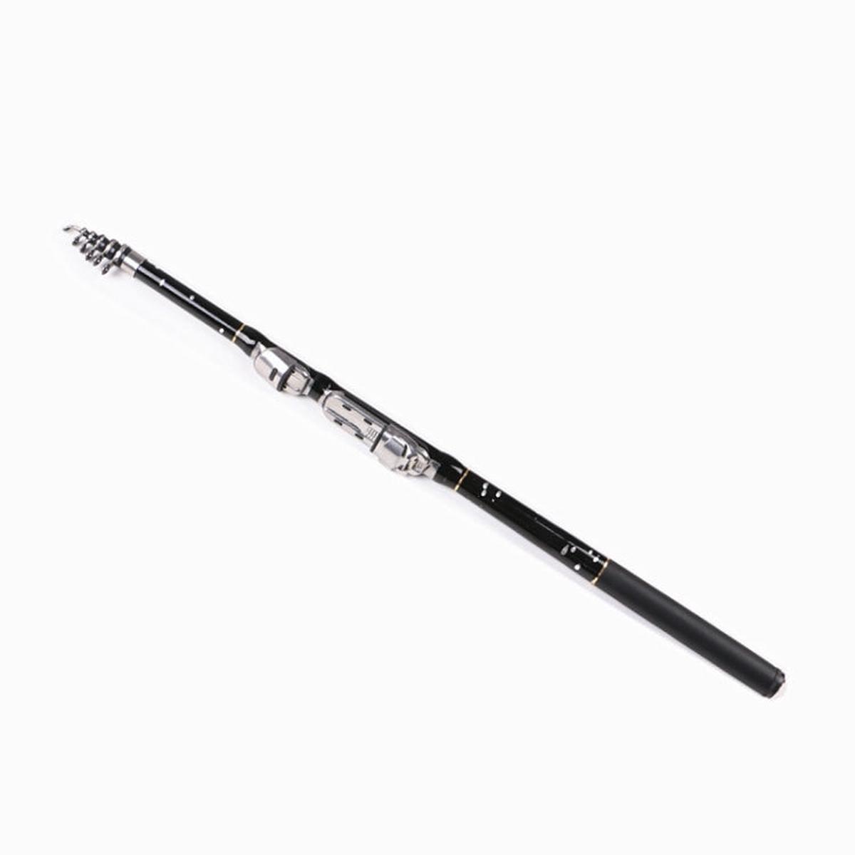 ZHANLANGWANG Carbon Throwing Pole Mini Short Rock Fishing Rod, Length: 2.1m