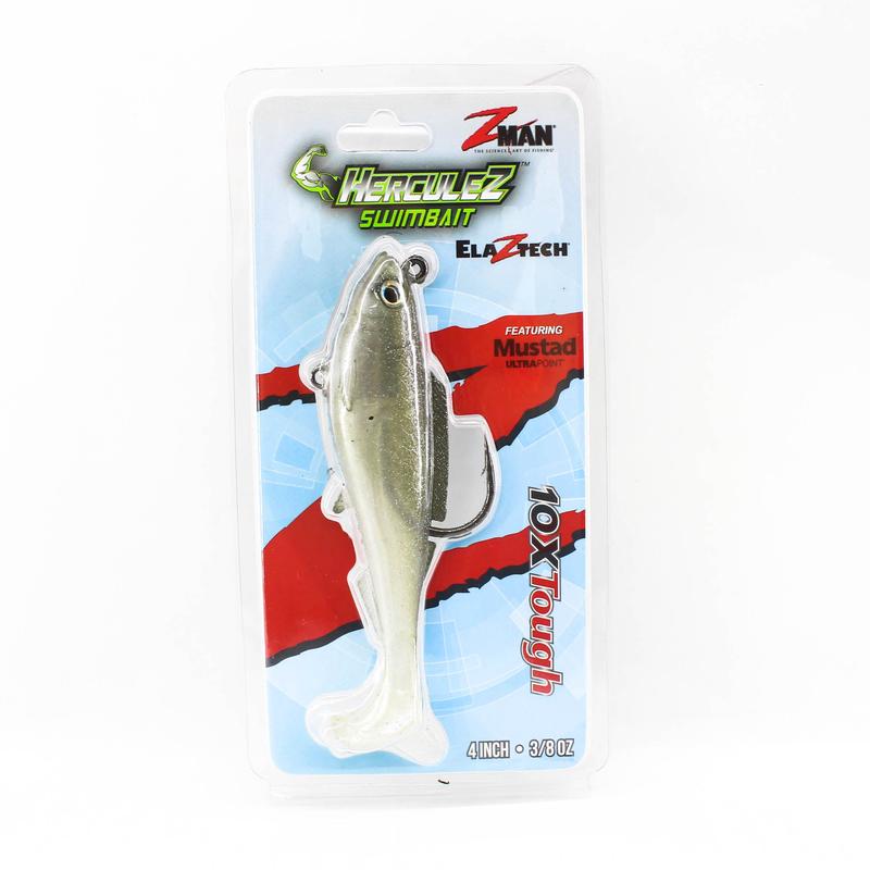 Zman Soft Lure Herculez Swimbait 4 Inch Shiner (2697)