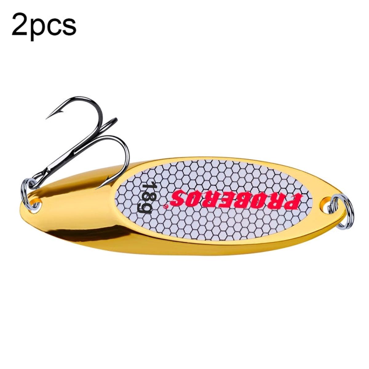 2 PCS 18g PROBEROS DW342 Lure VIB Metal Sequins