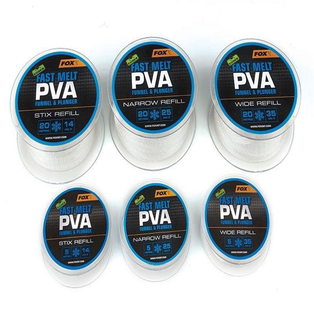 FOX EDGES FAST MELT PVA WIDE REFILL 35MM 5M
