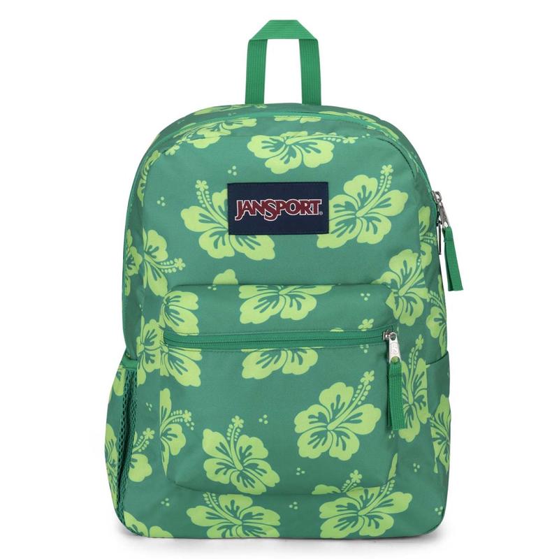 Jansport Cross Town Backpack - Luau Life Green