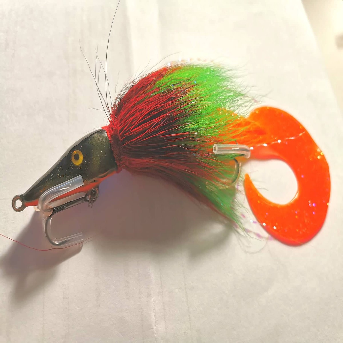 L.Corr Handmade Lures Disco Pike Junior 22cm 40g Red Green Orange