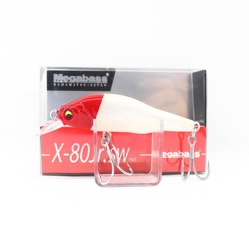 Megabass X-80 JR SW Slow Sinking Lure PM Red Head (1768)