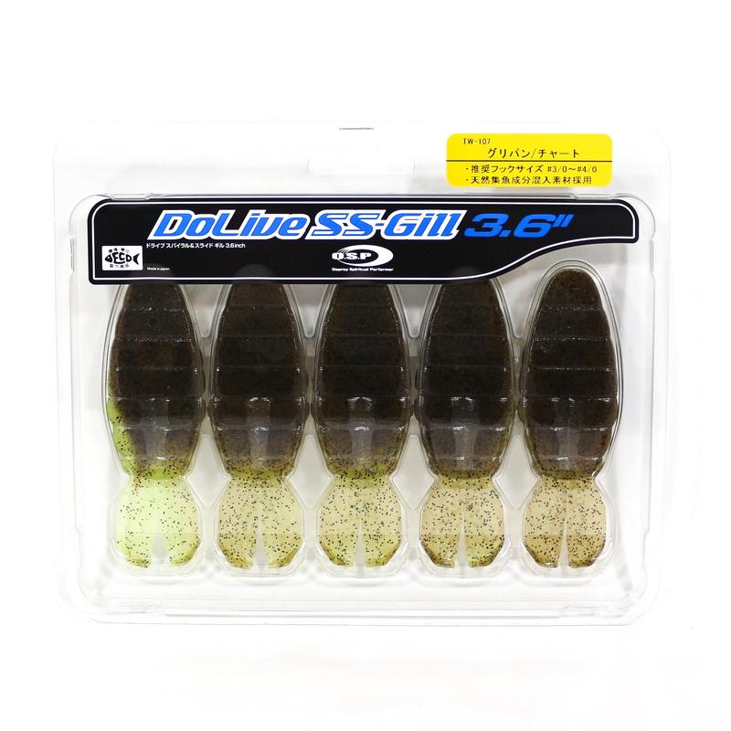 OSP Soft Lure Dolive SS Gill 3.6 Inches TW-107 (3693)