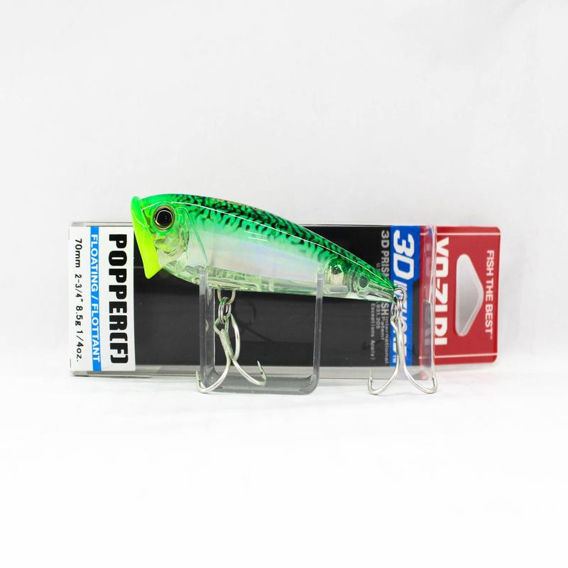 Yo Zuri Duel 3D Inshore Popper 70 Floating Lure R1210-HGM (7227)