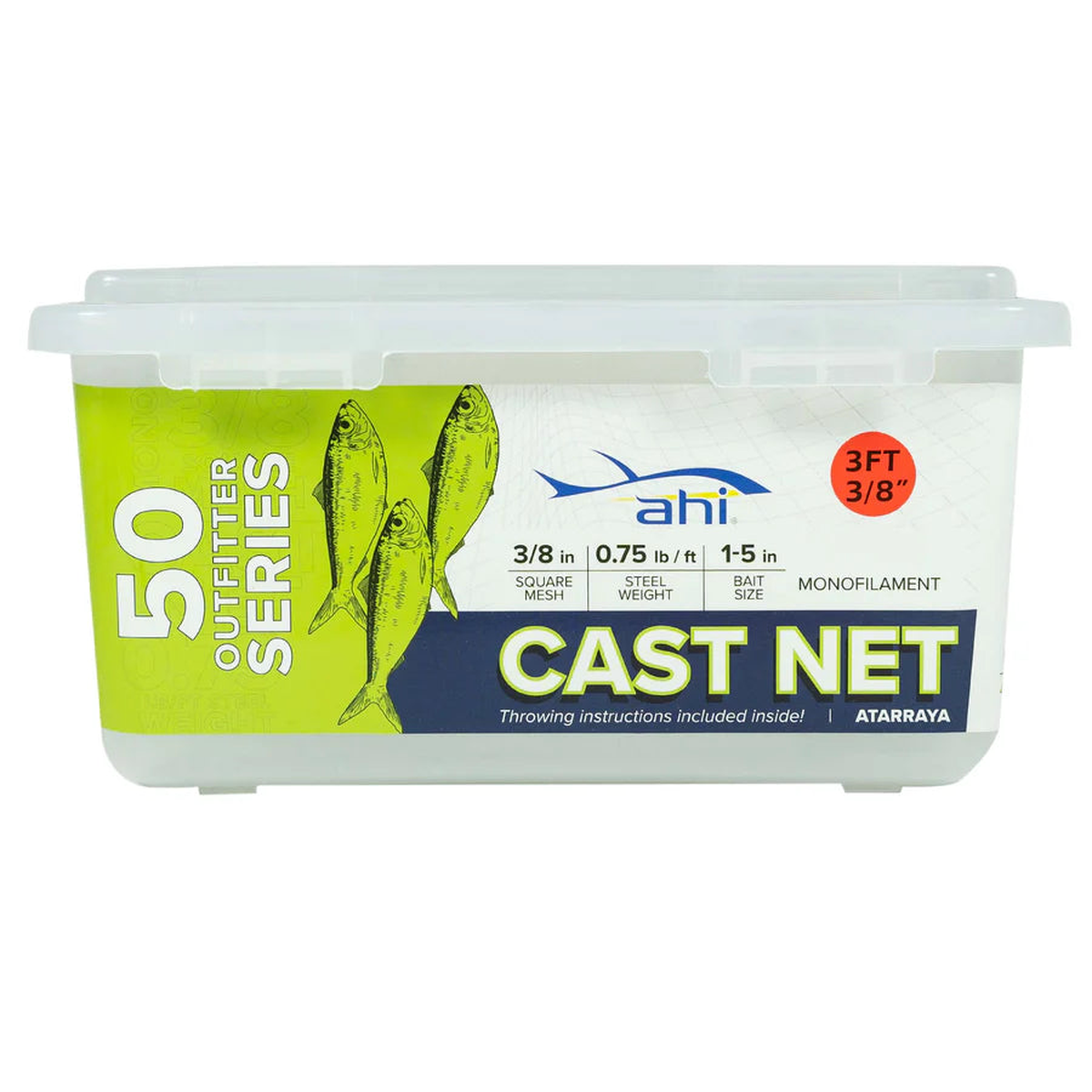 50 Series Cast Nets - Monofilament Mesh