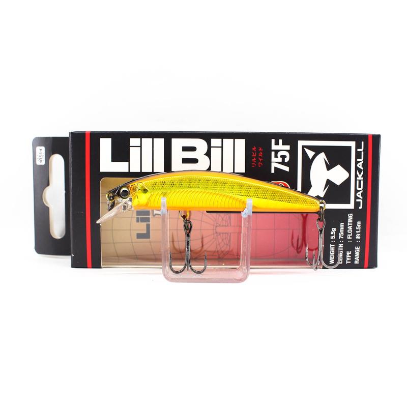 Jackall Lill Bill Wild 75F Floating Lure Gold Black (3506)