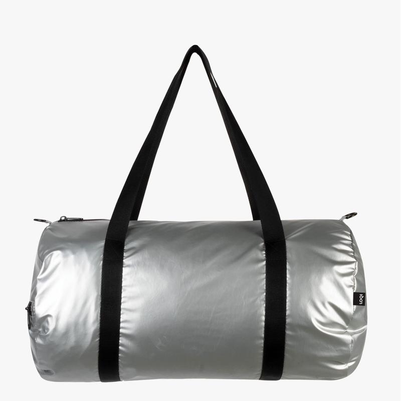 Loqi Metallic Weekender - Matt Silver
