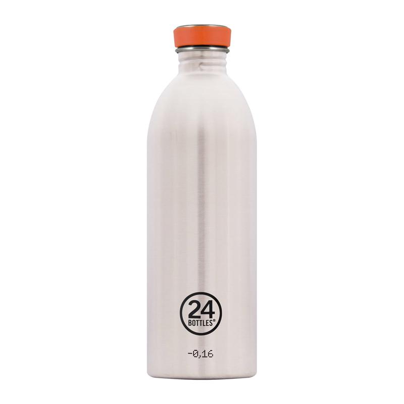 24 Bottles Urban 1000ML Water Bottle - Steel