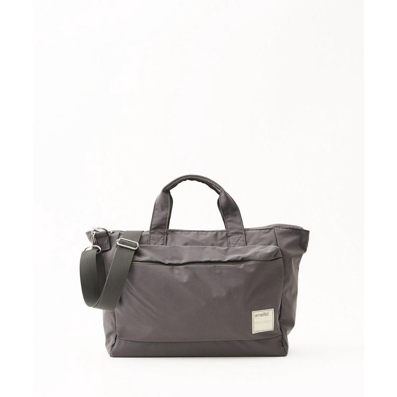 Anello Circle 2Way Tote Bag (Grey)