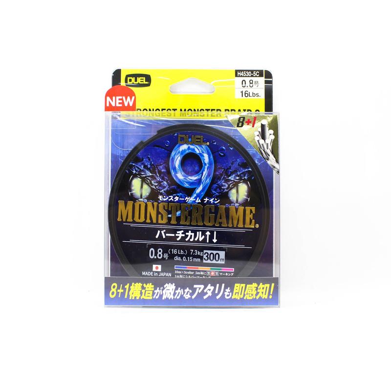Yo Zuri Duel P.E Line Monster Game X9 Jigging Multi 300m P.E 0.8 (0431)