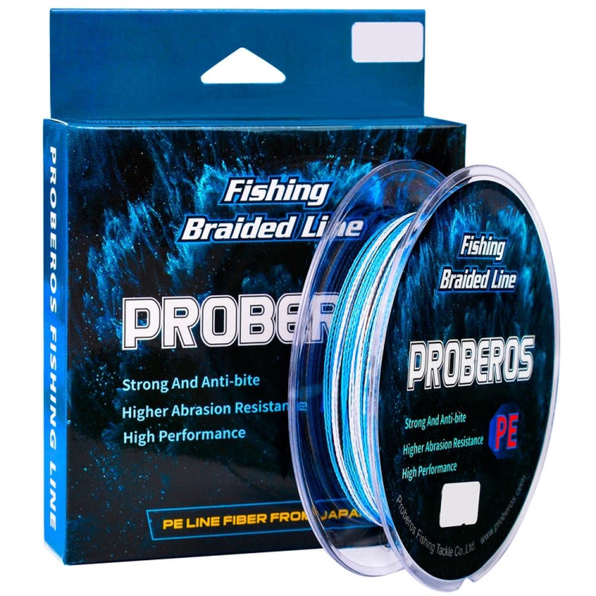 2 PCS PROBEROS 4 Edits 100M Strong Horse Fish Line, Line number: 4.0 / 40LB