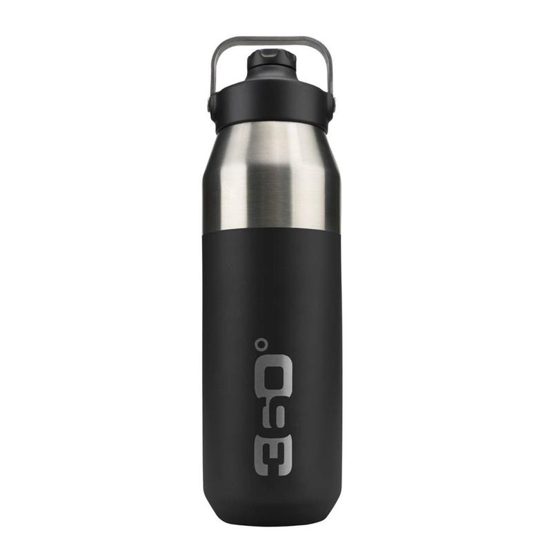360 Degrees Insulated Sip 1L Water Bottle (Black)
