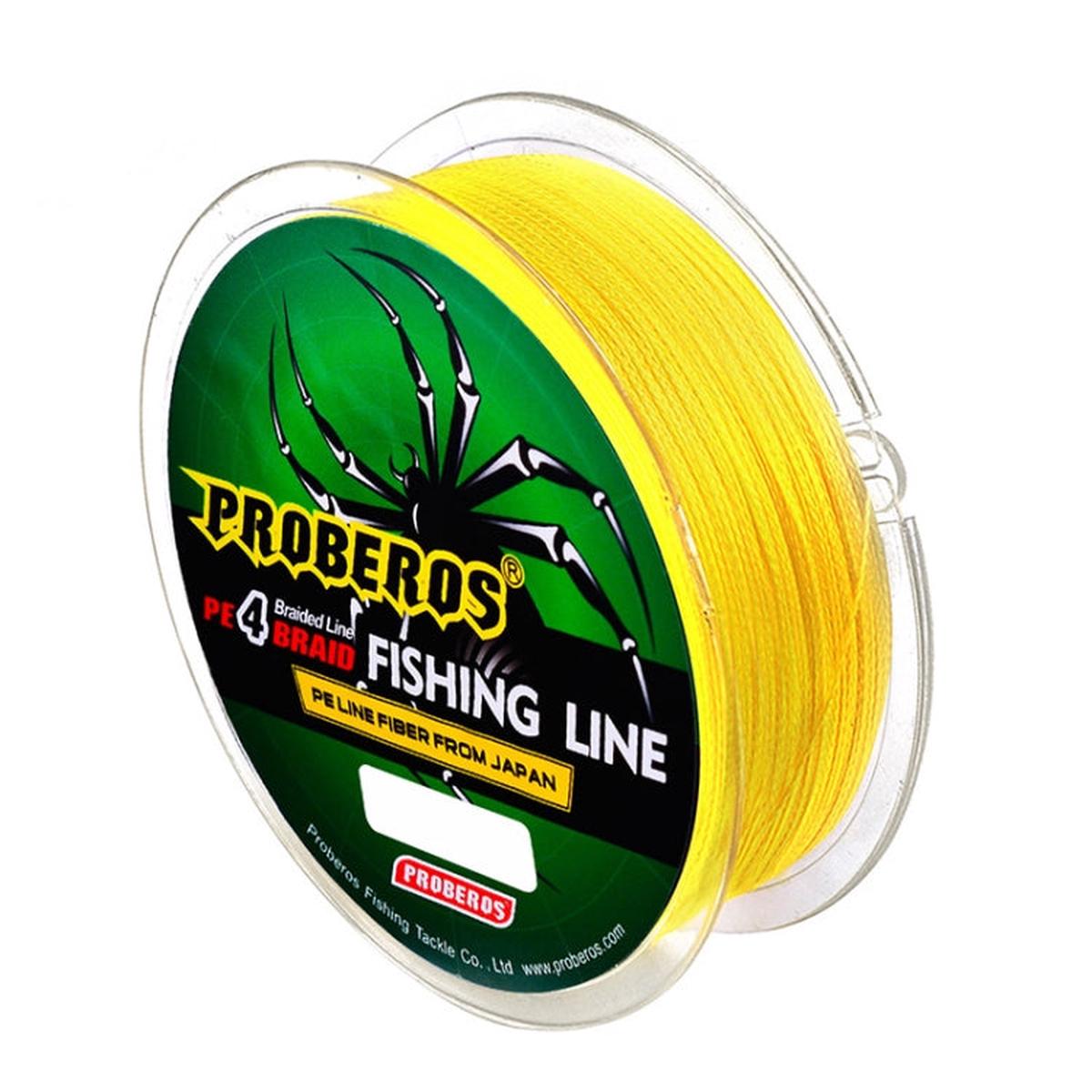2 PCS PROBEROS 4 Edited 100M Strong Horse Fish Line, Line number: 2.0 / 25LB