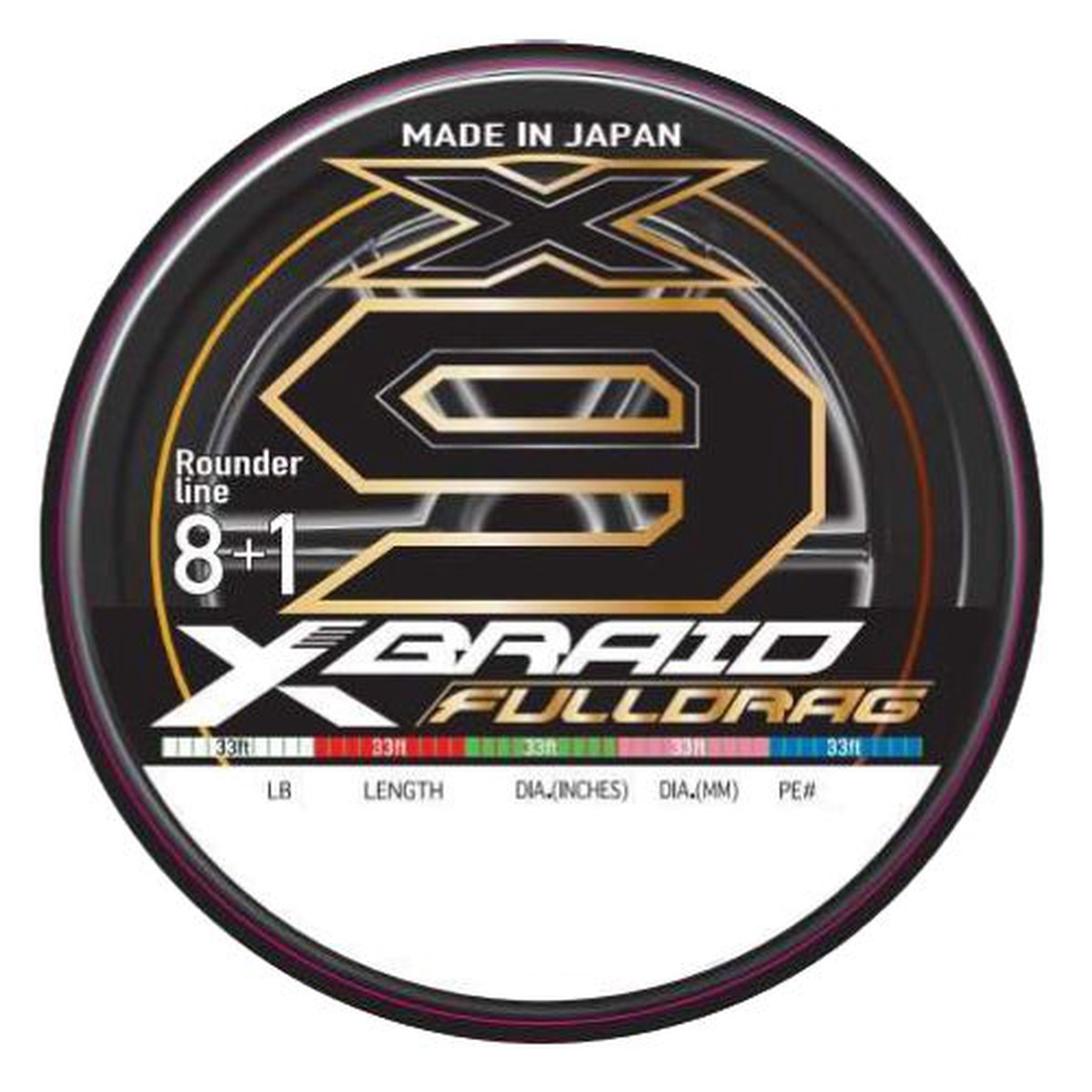 Xbraid X9 Fulldrag Braid