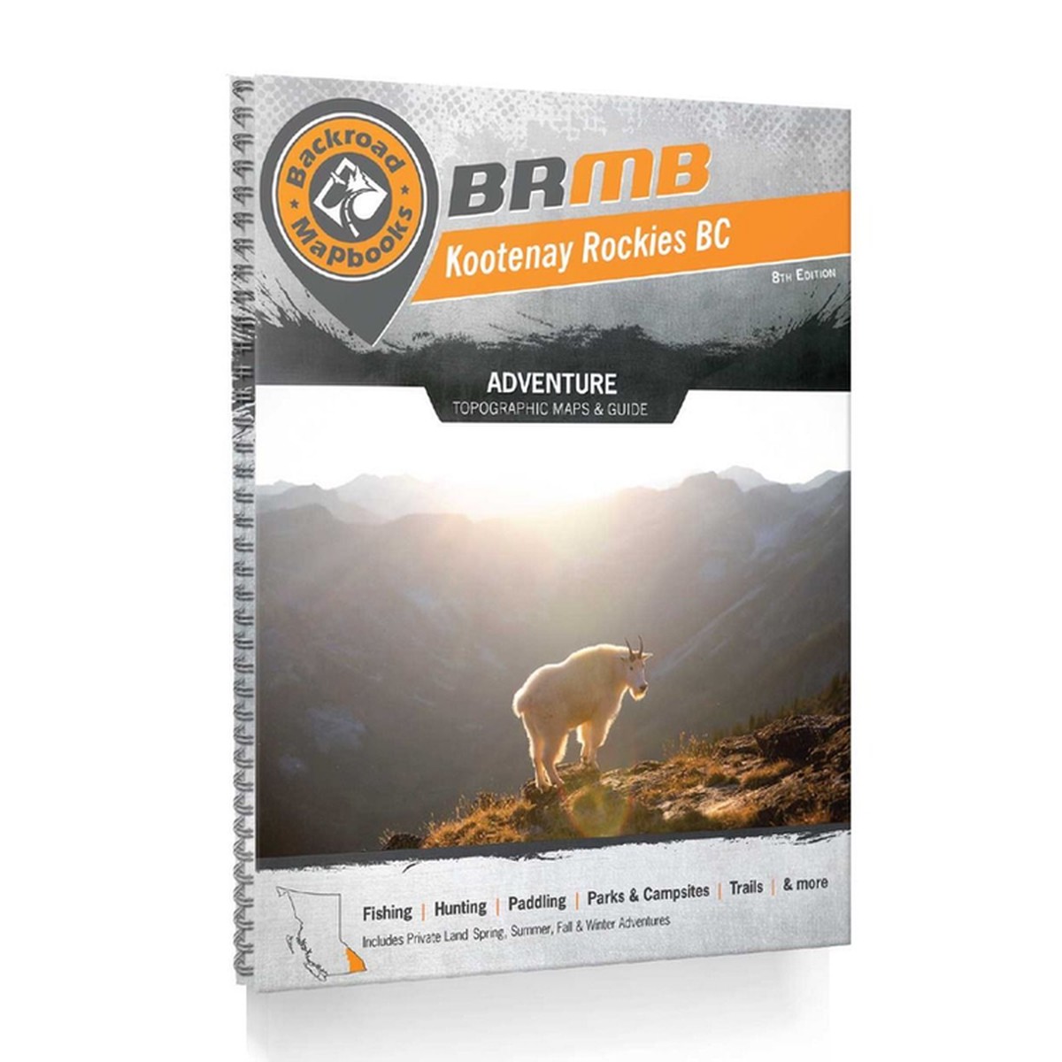 Backroad Mapbook Kootenay Rockies BC, 9th Edition