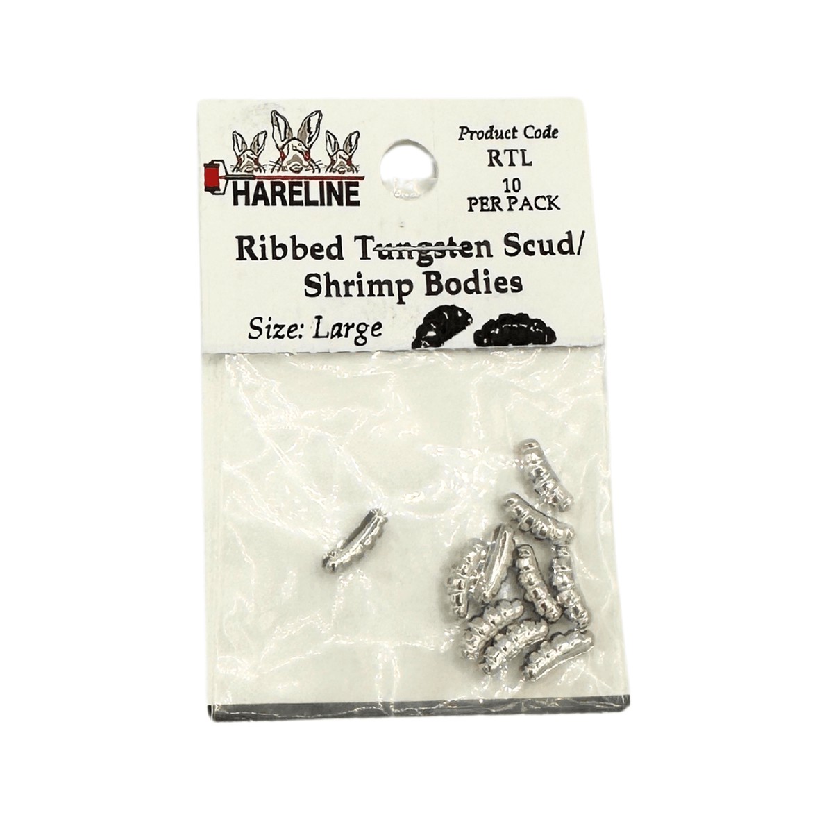 Hareline - Ribbed Tungsten Scud-Shrimp Bodies