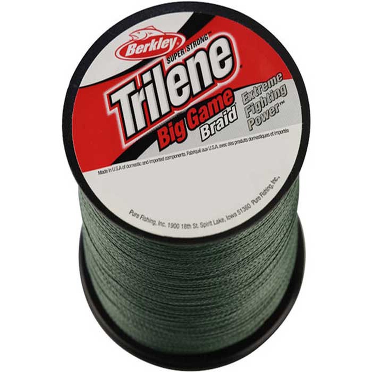 Berkley Trilene Big Game Braided Line Lo-Vis Green