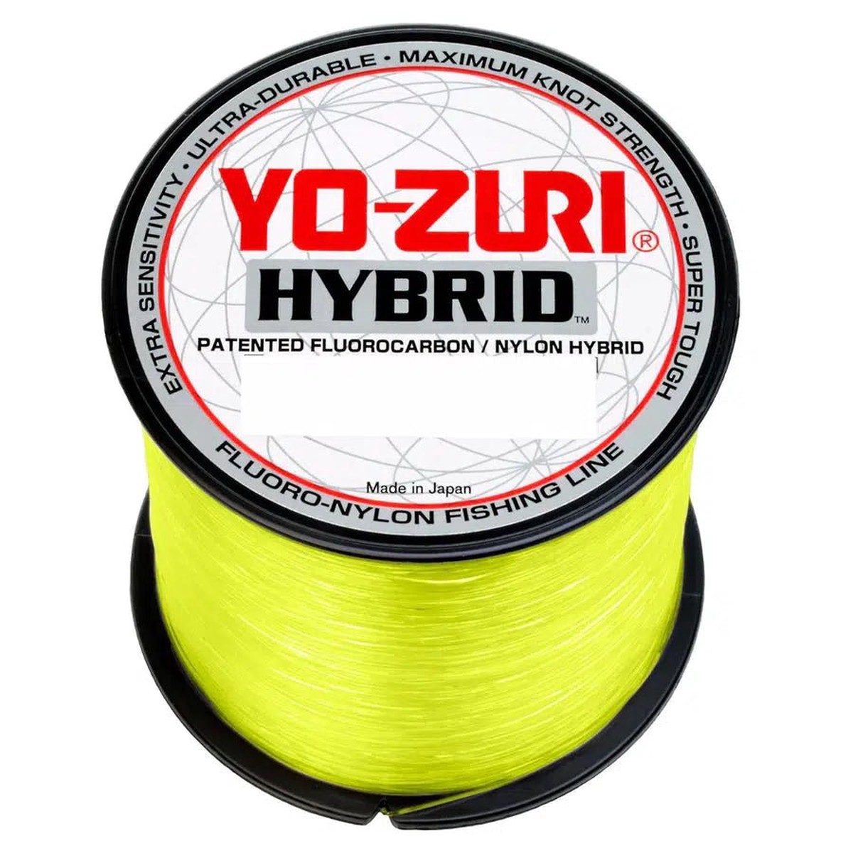 Yo-Zuri Hybrid Hi-Vis Yellow 1 Pound Spool