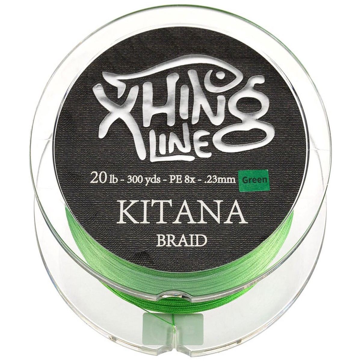 Bassmooch Xhing Kitana PE 8x Braided Line Green