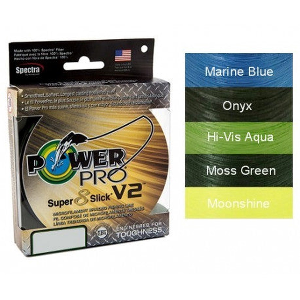 (PRICE w/o GST) - POWERPRO SUPER 8 SLICK V2 BRAIDED LINE 150 YARD
