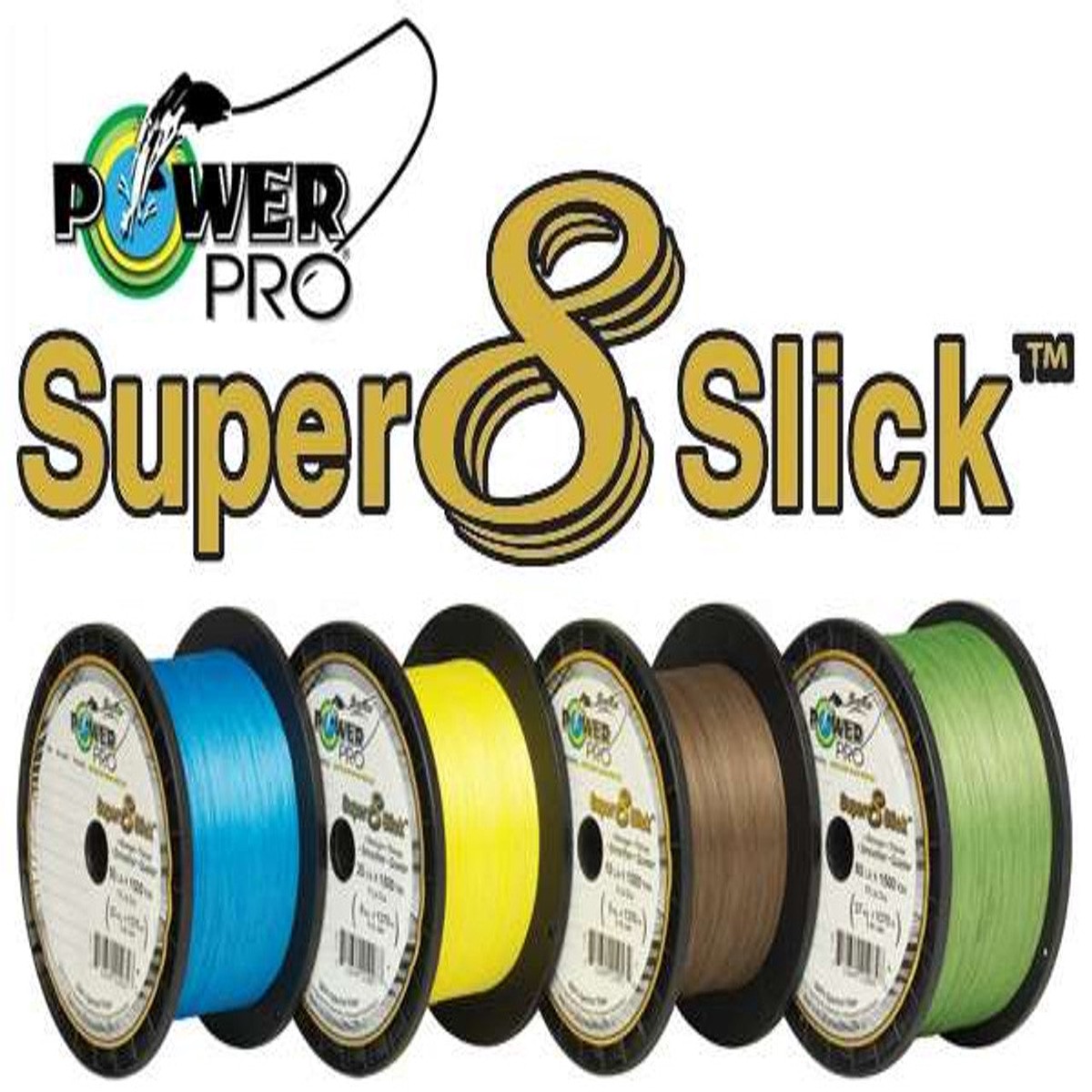 (PRICE w/o GST) - POWERPRO SUPER 8 SLICK BRAIDED LINE 1500 YARD