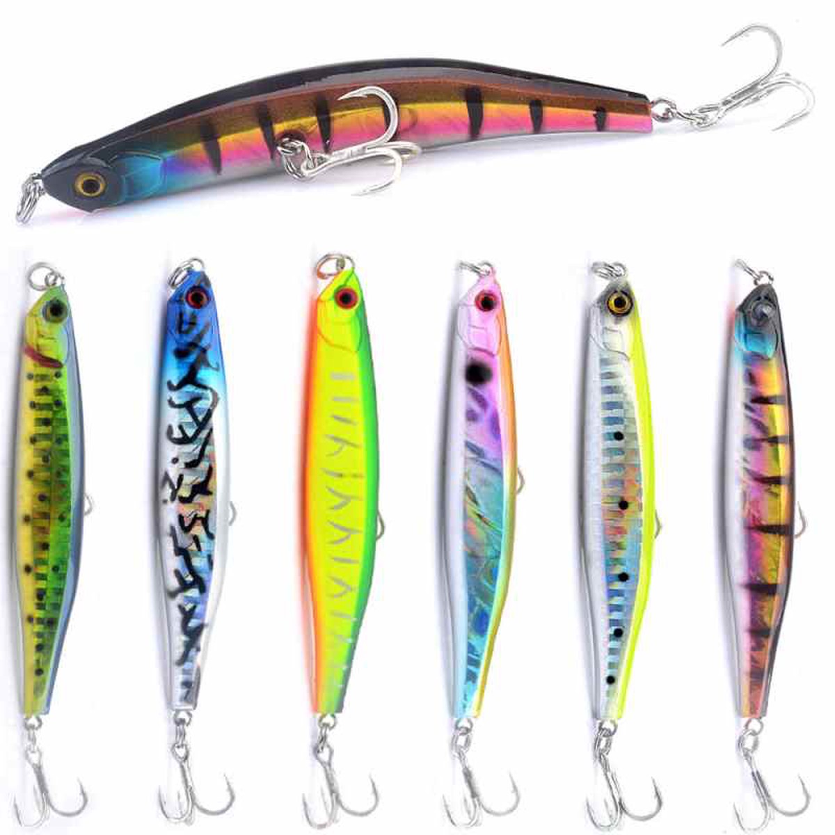 2 pcs 8cm 8g imitation of dying fish pencil lure