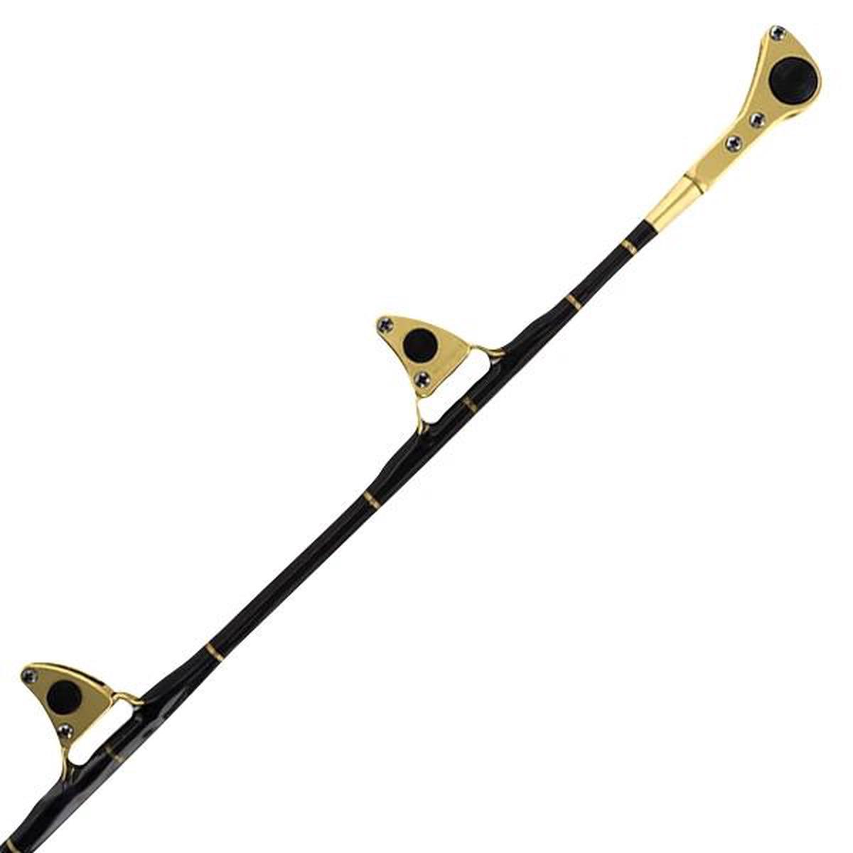 Alutecnos Albacore 50-80 Pound 2 Piece 5 Feet 9 Inch Stand Up Trolling Rod With Rollers - Short Curved Butt