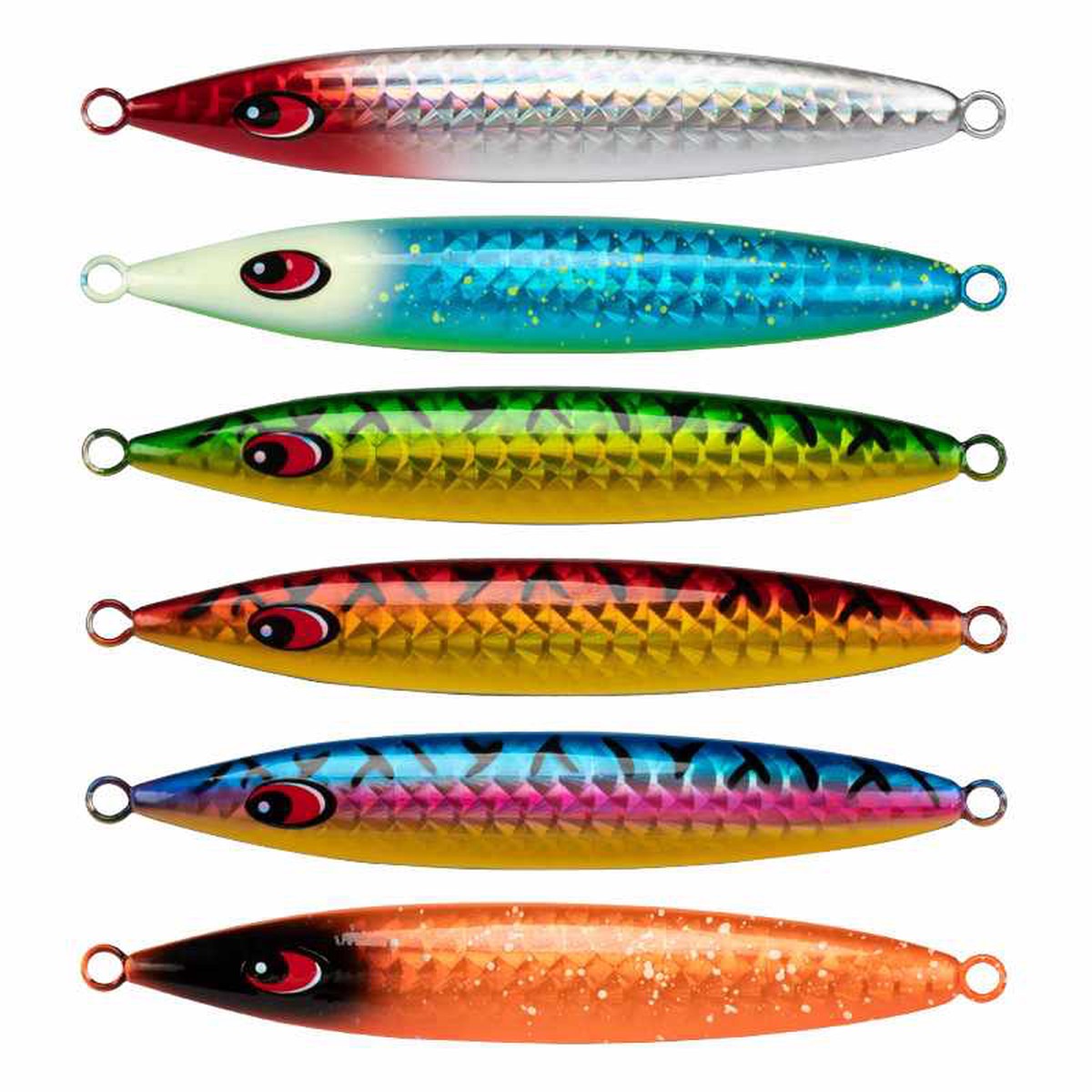 2 pc 250/300/400/500/600g luminous jig lure