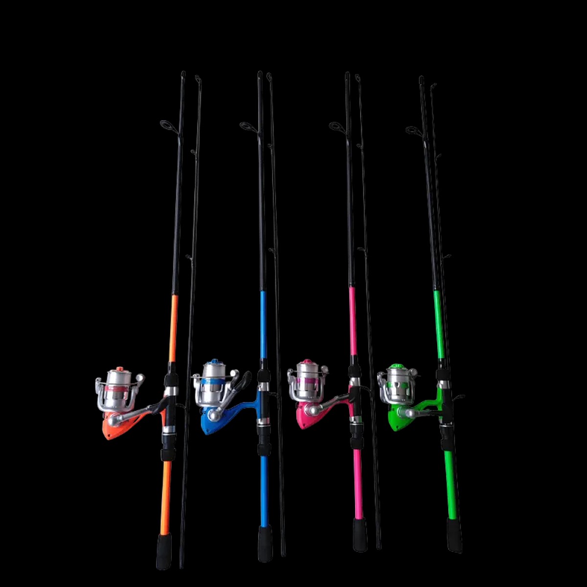 Vibe Combo 6ft 2 piece lure rod 5-20g with spinning reel combo